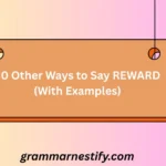 Other Ways to Say REWARD